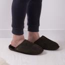 Mens Donmar Sheepskin Slipper Chocolate Extra Image 5 Preview